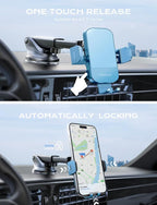 CHGeek Wireless Car Charger, 15W Fast Charging Auto Clamping Car Charger Phone - Image 4