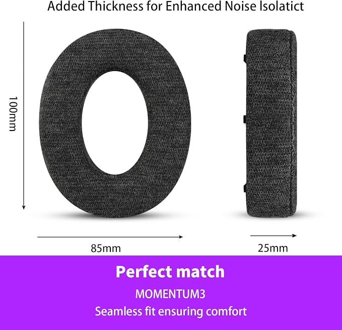 Skin-Friendly Cotton Replacement Earpads - Image 4