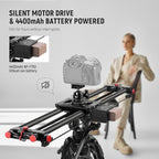 NEEWER 31.5"/80cm Motorized Camera Slider, App Wireless Control DSLR Carbon - Image 4