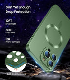 Magnetic for iPhone 14 Pro Max Case Slim Soft TPU Bumper Shockproof Metallic - Image 4