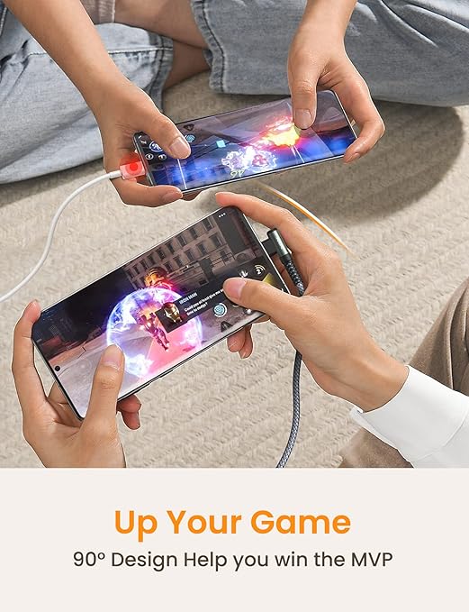 AINOPE 10 ft USB C Cable 2-Pack, 3.1A C Chargers Fast Charging 10 Foot - Image 3