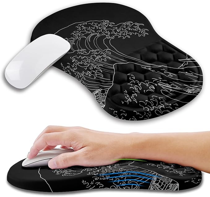 Ergonomic Mouse Pad Wrist Support by KUOSGM
