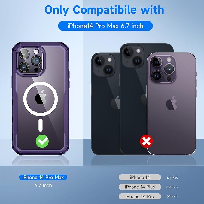 seacosmo for iPhone 14 Pro Max Case, Full Body Bumper - Image 7