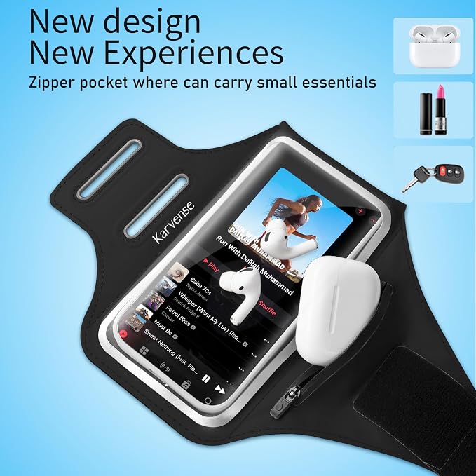 Running Phone Holder, Arm Band for Running for iPhone & Samsung Galaxy - Image 2