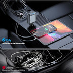 66W Retractable Car Charger, CarCharger Fast Charging 4 in 1 Car Phone Charger - Image 5