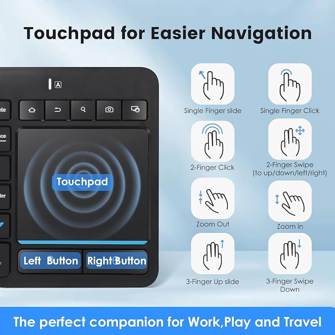Multi-Device Wireless Bluetooth Keyboard - Image 5