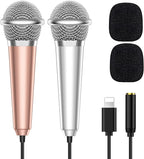 PoP voice 2PCS Mini Microphone for iPhone iPad Small ASMR Tiny Microphone for by PoPvoice