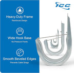 ICC 4-Inch Wall Mount J-Hook – 25-Pack, Cable Support Hooks - Image 8