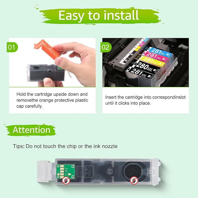 280XXL 281XXL Ink Cartridges Replacement - Image 7
