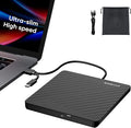 Amicool External USB-C USB 3.0 CD/DVD Drive Burner +/-RW, Ultra-Slim Portable by Amicool