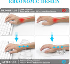Gel Cloud Keyboard and Mouse Wrist Rest, Cute Wrist Support and Arm Support Rest - Image 2