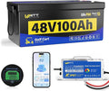 48V Lithium Battery Golf Cart Built-in BMS 200A Bluetooth, 48 Volt 100Ah by Wattcycle