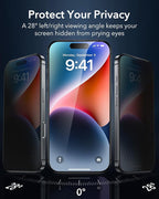 ESR 3 Pack for iPhone 13 Pro Max/iPhone 14 Plus Privacy Screen Protector - Image 3