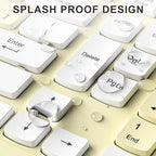 Wireless Keyboard and Mouse Combo, Full-Sized Wireless Keyboard and Adjustable - Image 8