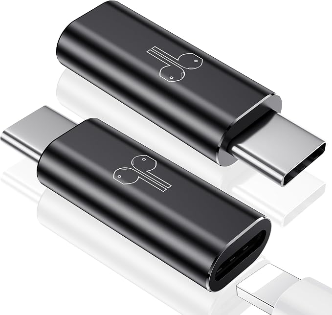 Temdan 2 Pack Lightning to USB C Adapter by Temdan