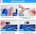 12 PCS Ultra-Thin Webcam Cover Slide - Image 3