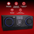 Pyle Mini Hi-Fi Bluetooth Stereo System – 3-Piece CD Player - Image 7