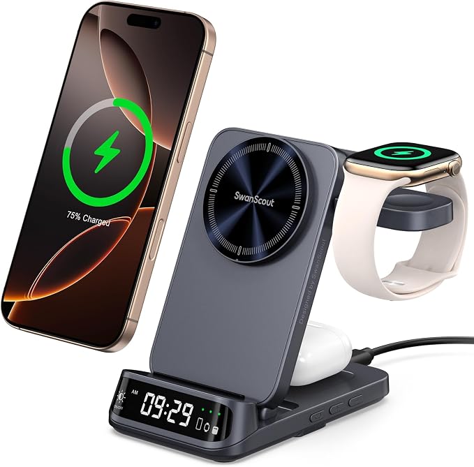 Wireless Charger Stand Compatible by SwanScout