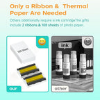 4x6 Photo Printer with 108 Sheets & 2 Ribbons - Image 7