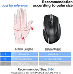 TECKNET Wireless Mouse Silent 4800 DPI Computer USB A & Bluetooth Mouse 6 - Image 3