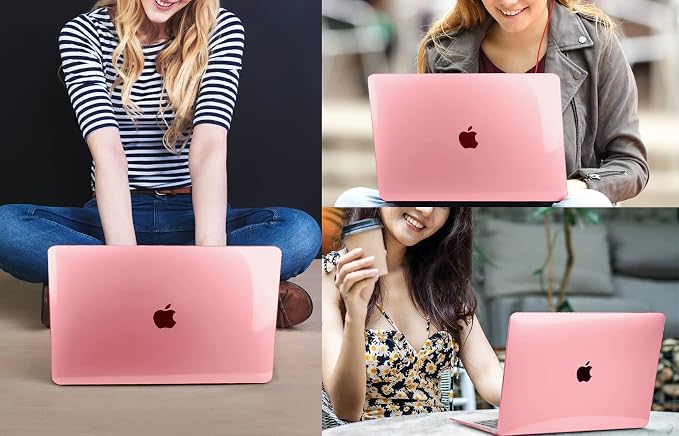 CISSOOK Compatible with MacBook Air 13.6 inch Case Pink 2022 2023 2024 2025 - Image 8