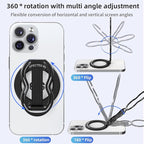 RESPECTED-BRO-Magnetic-Phone-Grip-Stand-with-Finger-Strap, 4-in-1 Magnetic Ring - Image 3