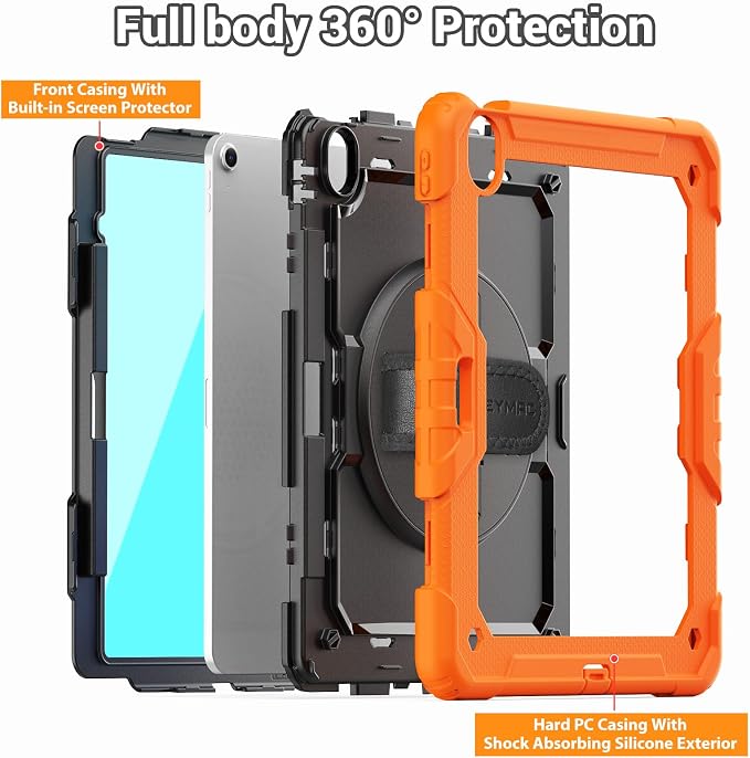 SEYMAC for iPad Air 13 Inch Case M3 2025/ M2 2024, Heavy Duty Shockproof - Image 5