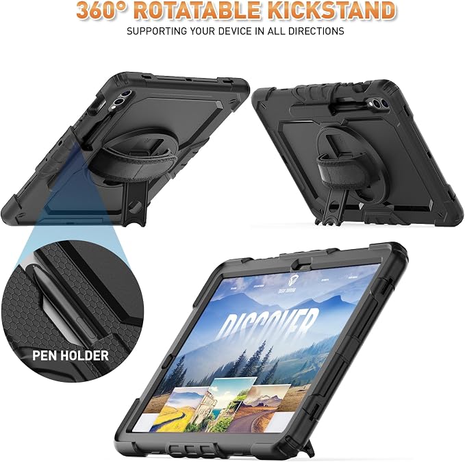 Timecity Case for Samsung Galaxy Tab S10 Plus/ S9 FE Plus/ S9 Plus 5G Tablet - Image 4