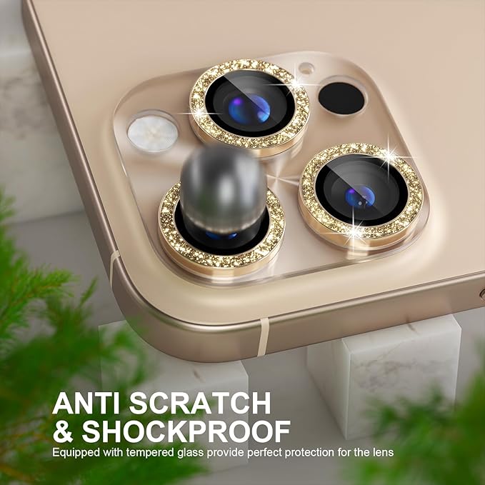Choiche Compatible for iPhone 16 Pro/iPhone 16 Pro Max Camera Lens Protector - Image 3