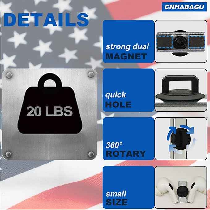 Magnet Zip Tie Mount Magnetic Zip Ties Mount Holder Strong 1-Second Magnetic - Image 3