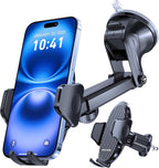 Miracase Phone Holders for Your Car, Universal Cell Phone Car Mount, 3-in-1 by Miracase