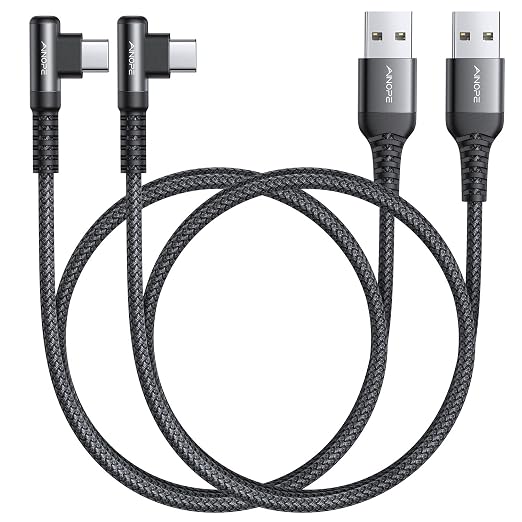 AINOPE [2 Pack 1.6FT Type C Cable, 3.1A Type C Charger Fast Charging, Right by AINOPE10yearsforphoneaccessories