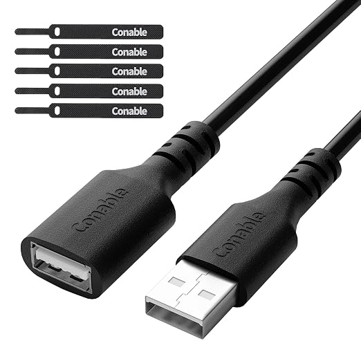3 Pack USB Extension Cable 2 FT, Short USB 2.0 Type A Male to Female Extender - Image 8
