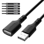3 Pack USB Extension Cable 2 FT, Short USB 2.0 Type A Male to Female Extender - Image 8