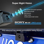 8.2″ OEM Rear View Mirror Camera, Dash Cam, Detached Front Lens, IPS Screen - Image 5