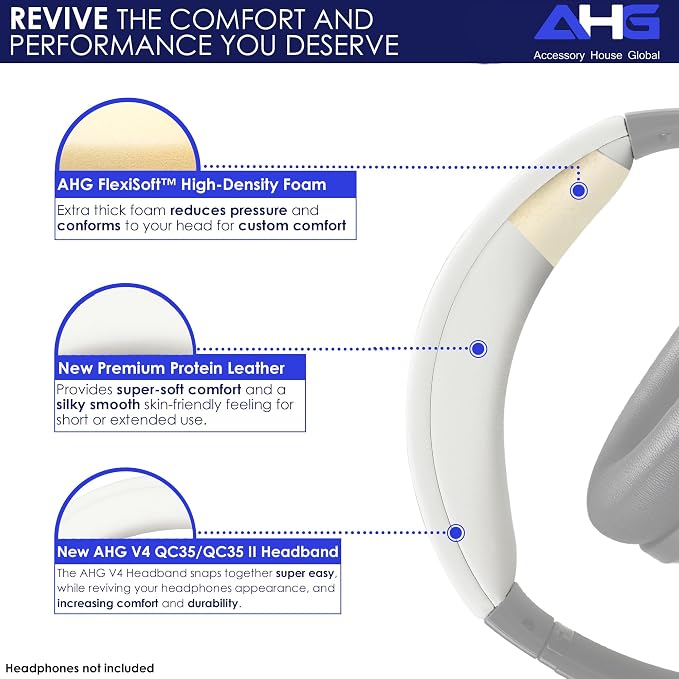 QC35 ii / QC35 Headband pad Cushion Cover. Compatible - Image 3