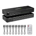 HDMI KVM Switch 1 Monitor 8 Computers 4K@30Hz, 8 Port HDMI KVM Switches by Welcometothebrandflagship