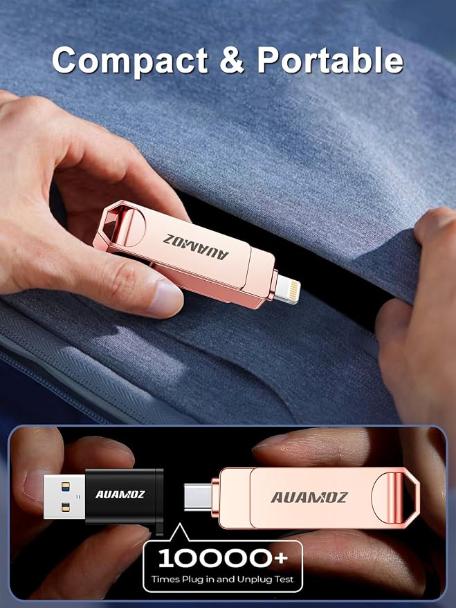 512GB Flash Drive Intended for iPhone, Memory Stick Storage Files Photos Videos - Image 8