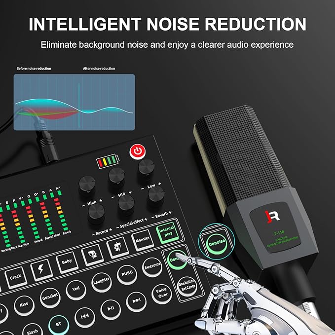 RHM M9 Podcast Equipment Bundle, All-in-One Starter Kit - Image 3