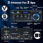 AK45 Stereo Home Audio Amplifier, 5.0 Mini Bluetooth Receiver, 300W *2 Blutooth - Image 2