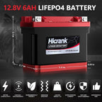 YT12B-BS Lithium 12V 6Ah 360CCA LiFePO4 Motorcycle Battery, Powersports Battery - Image 6