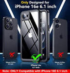 SPIDERCASE for iPhone 16e Case Waterproof, Built-in Screen & Camera Lens - Image 2