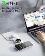 Qi2 Certified 3 in 1 Travel Charger MagSafe Compatible, Upgraded Foldable - Image 9