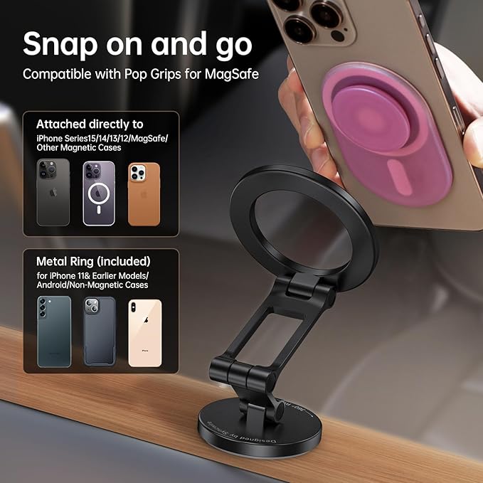 SYNCWIRE Fits MagSafe Car Mount, Magnetic Phone Holder - Image 7