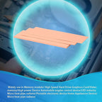 30 Pieces 2.6 x 0.8 Inch Silicone Thermal Pad Reusable Thermal Conductive - Image 3