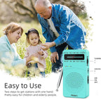 PRUNUS J-166 Portable Radio AM FM, Battery Operated Radio - Image 5