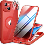 Miracase Magnetic for iPhone 14 Case 6.1", Full-Body Protective Bumper 14 Phone by Miracase