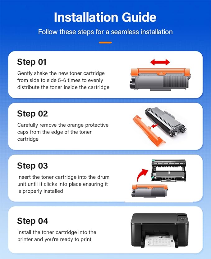 TN660 Black Toner Cartridge 2-Pack Replacement Compatible - Image 4
