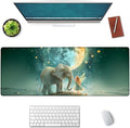 Fairy and Elephant Large Mouse Pad, Gaming Mouse Pad, Keyboard Mat, Non-Slip by Unknown