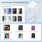 10FT iPhone 16e Charger Fast Charging - Image 2